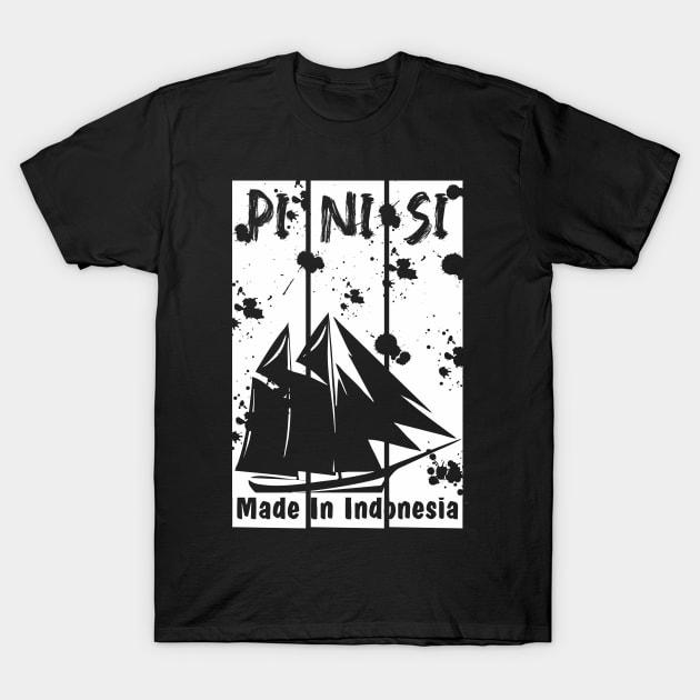 Ethnic Tshirt (Pinisi - dark) T-Shirt by hakim91